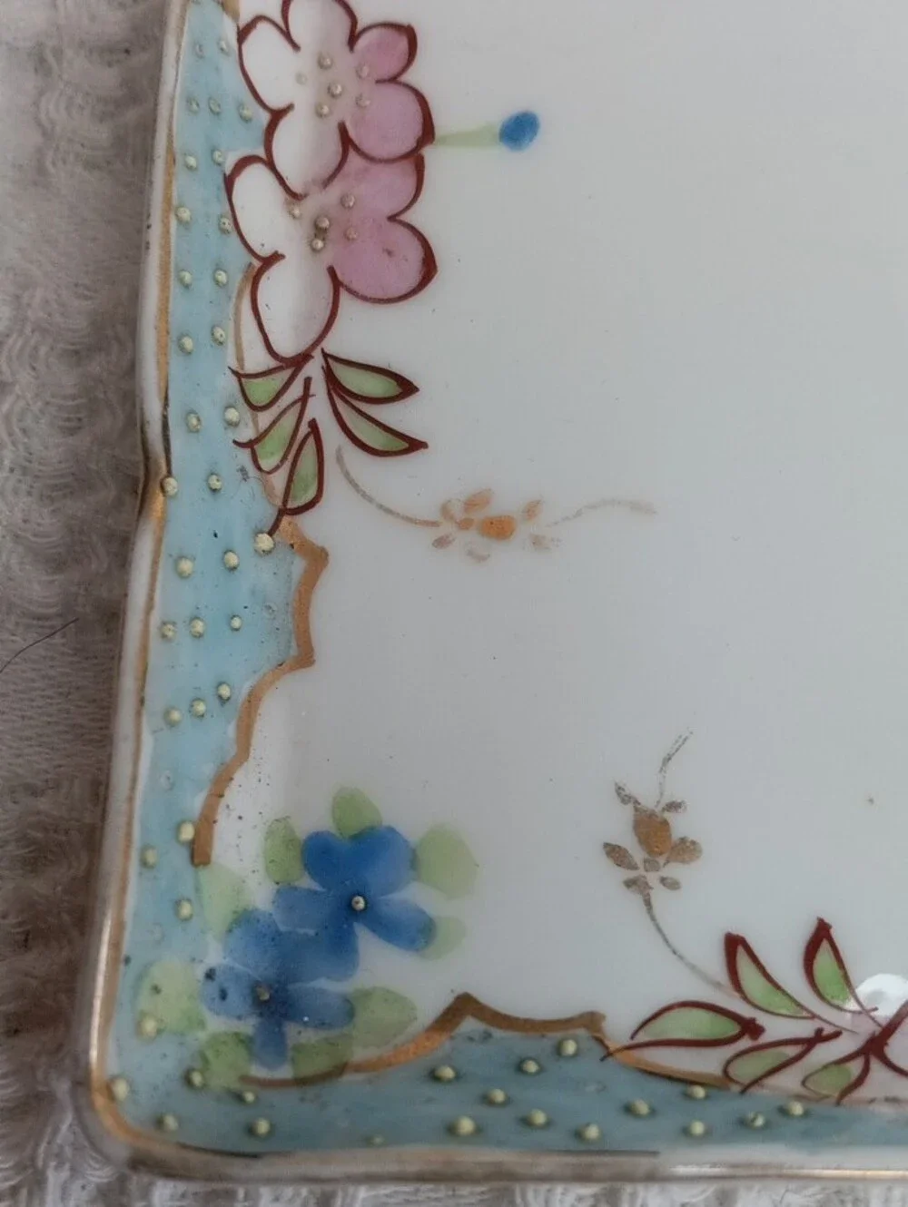 Vintage Nippon Porcelain Dresser Tray